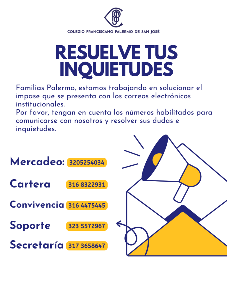 Resuelve tus inquietudes 2026 - correos elctrónico bloqueados